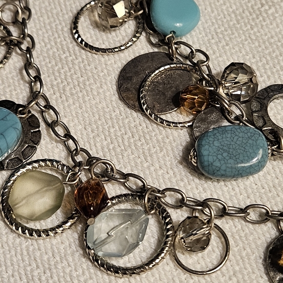 Premier Designs Silver Tone  Coastal Breeze Necklace - Picture 2 of 10